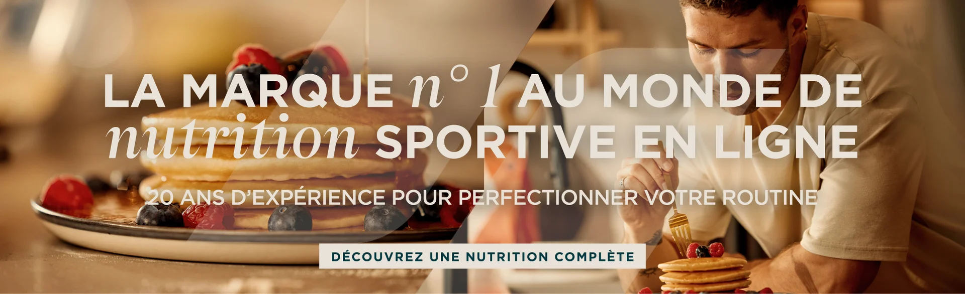 La marque numéro 1 au monde de nutrition sportive en ligne. 20 ans d'expérience pour perfectionner votre routine.