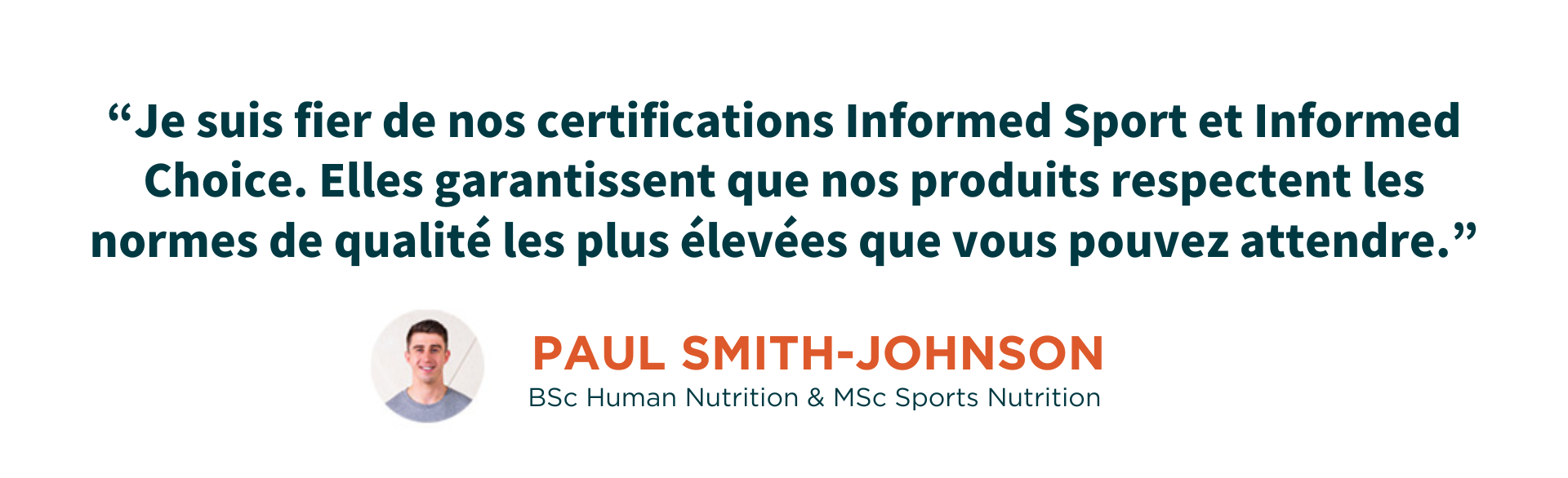 Témoignage de Paul Smith-Johnson à propos de Informed Choice et Informed Sport