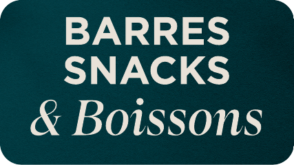 Acheter des barres, boissons & snacks