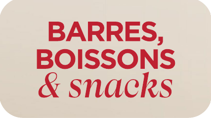 Acheter barres, boissons & snacks