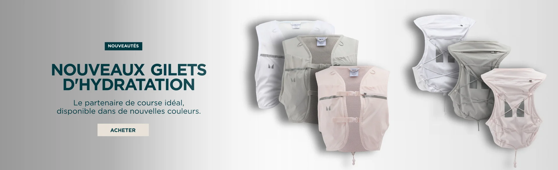 Nouvelles couleurs de Gilets d'hydratation